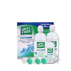 Optifree PureMoist Pack (300 ml x 2 + 90 ml)