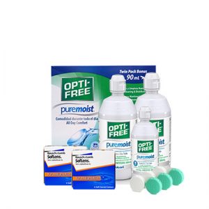 Soflens Toric 6x2 + Pure Moist 300ml x2 + 90ml