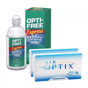 Air Optix Astigmatism 3 x 2 + Opti-free Express 355ml - Pack