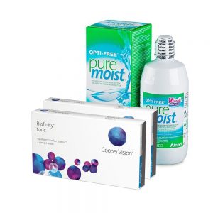 Biofinity Toric 3 x 2 + Opti-free Pure Moist 300ml