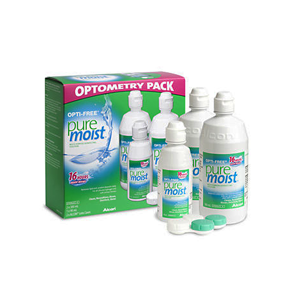 Optifree PureMoist Pack (300 ml x 2 + 90 ml) - Image 2