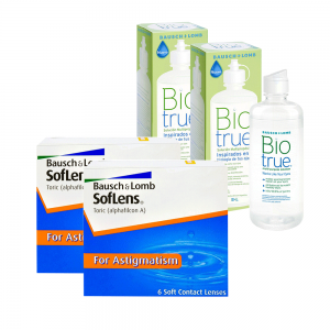 Soflens Toric 6x2 + Biotrue 300ml x2